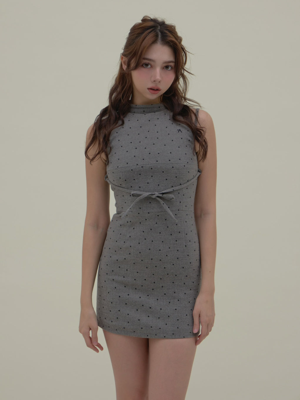 ワンピース andmary Jade set mini dress gray ANDMARY】Jade set mini dress