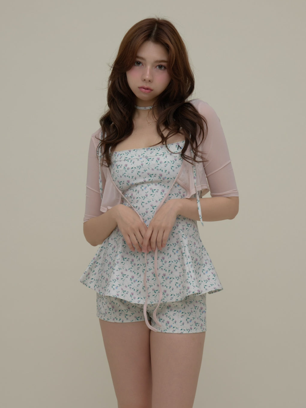 Dara tulle short cardigan