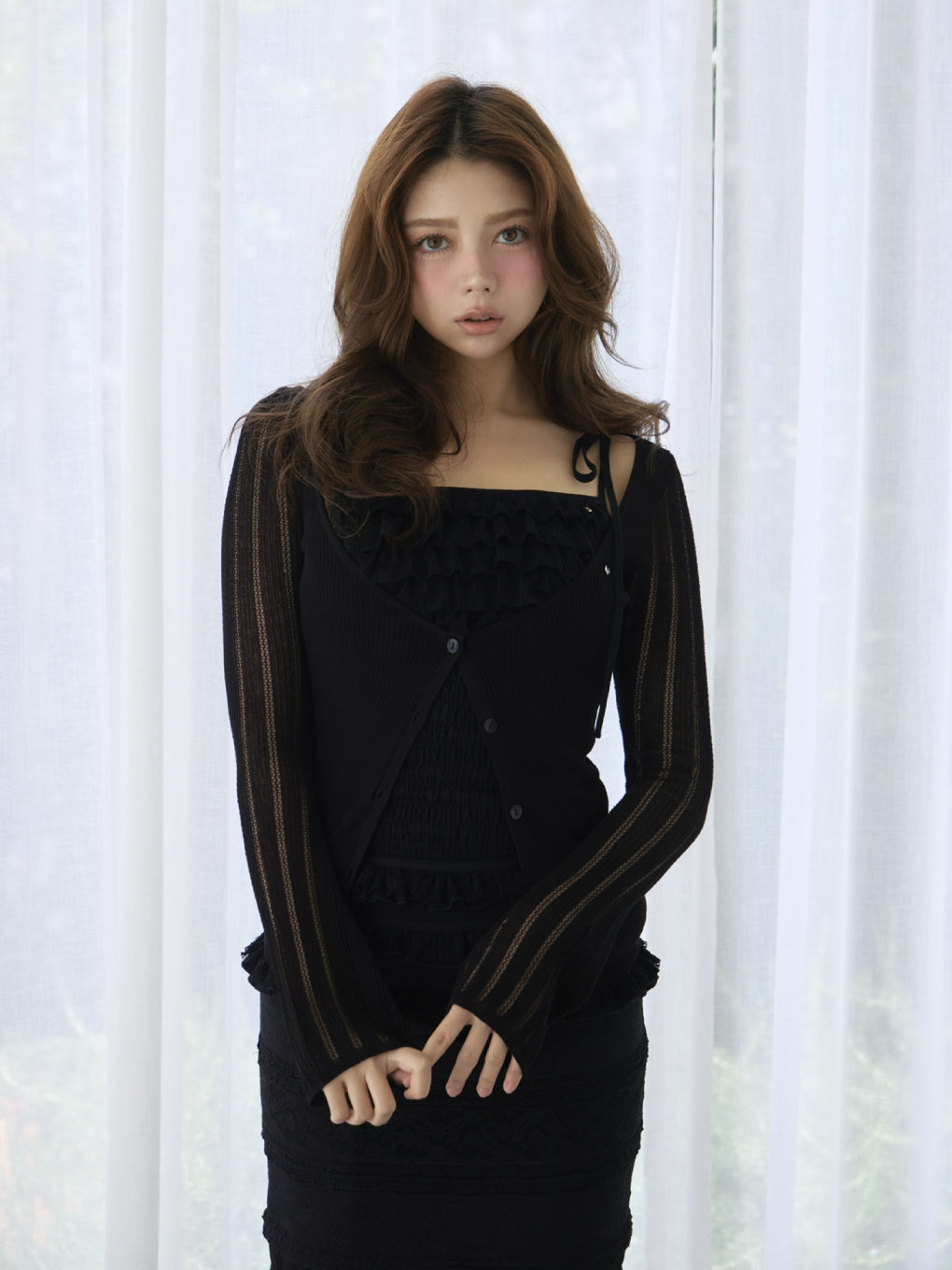 Helen sheer cardigan
