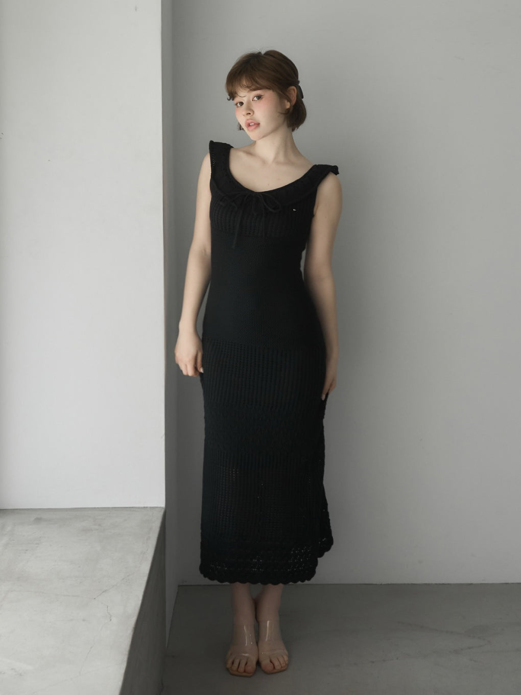 ワンピース andmary Lily knit long dress ANDMARY】Lily knit long dress