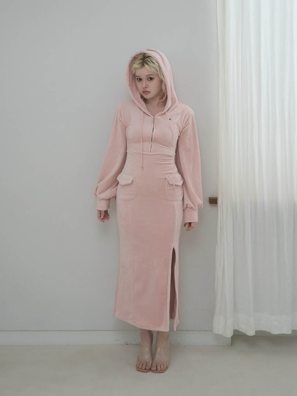 Wendy lace up long dress