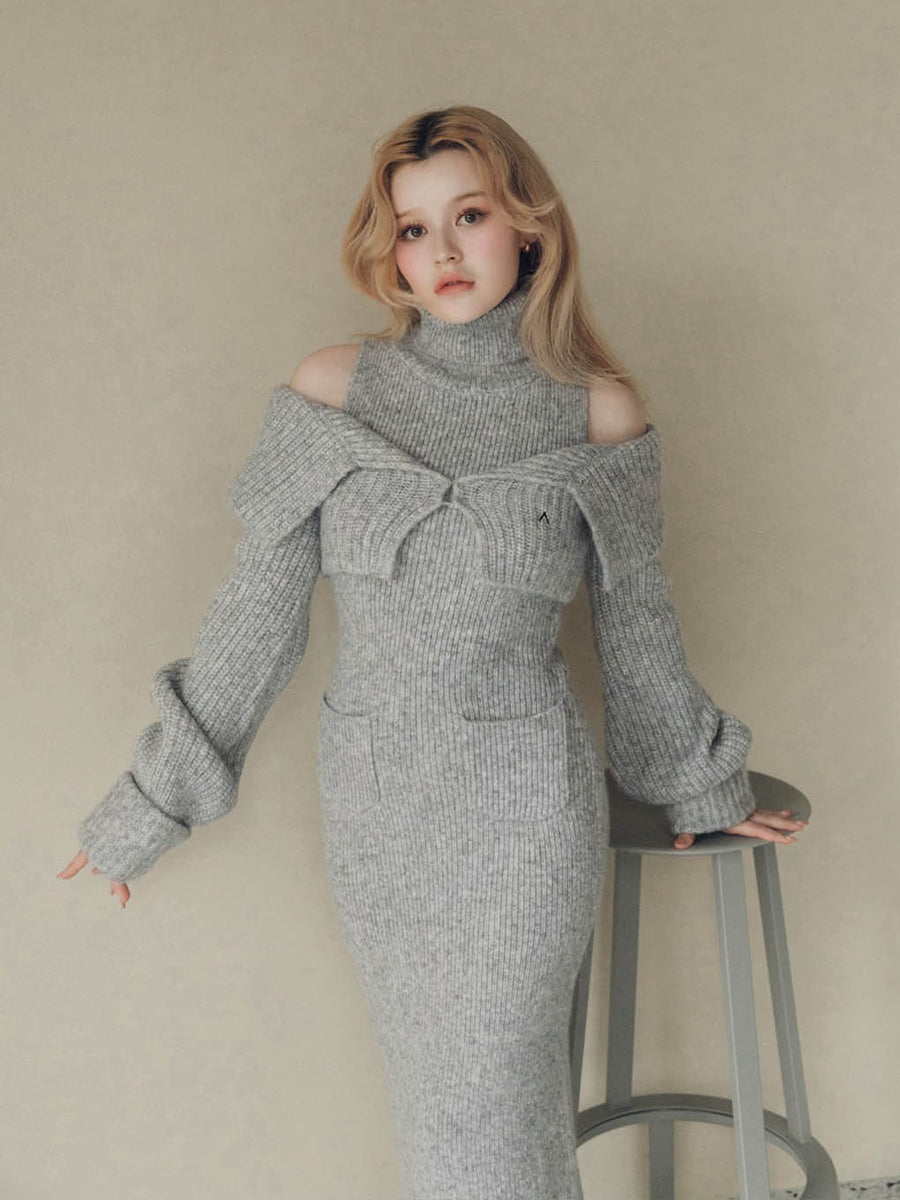 ANDMARY】Luz knit set dress 
