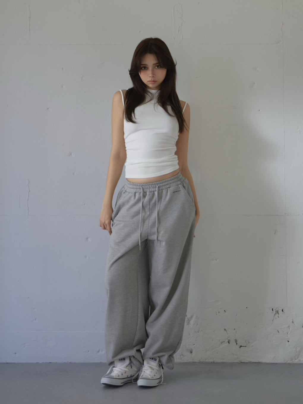Heart hip sweat pants