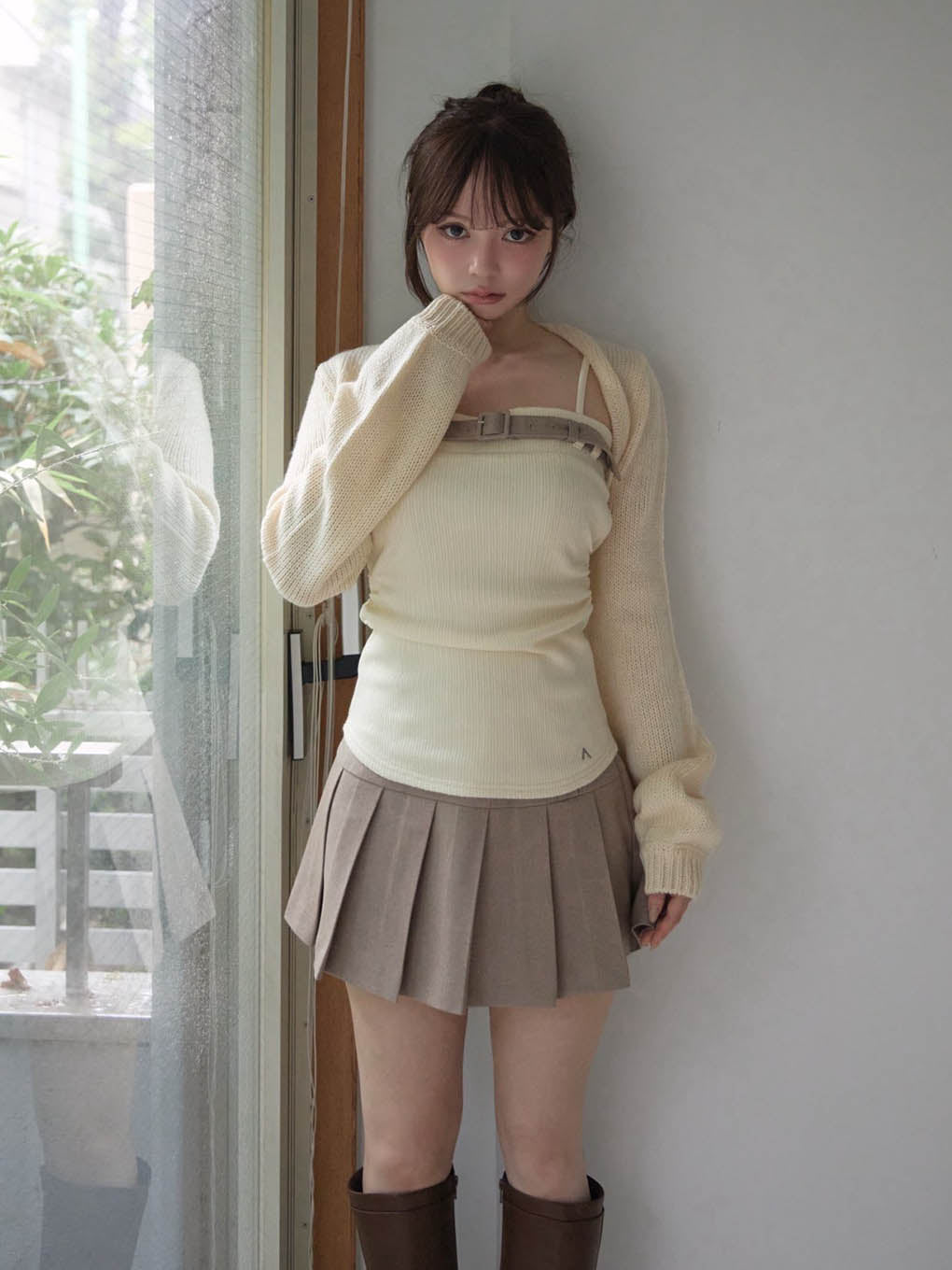 Heidi belt pleats set up