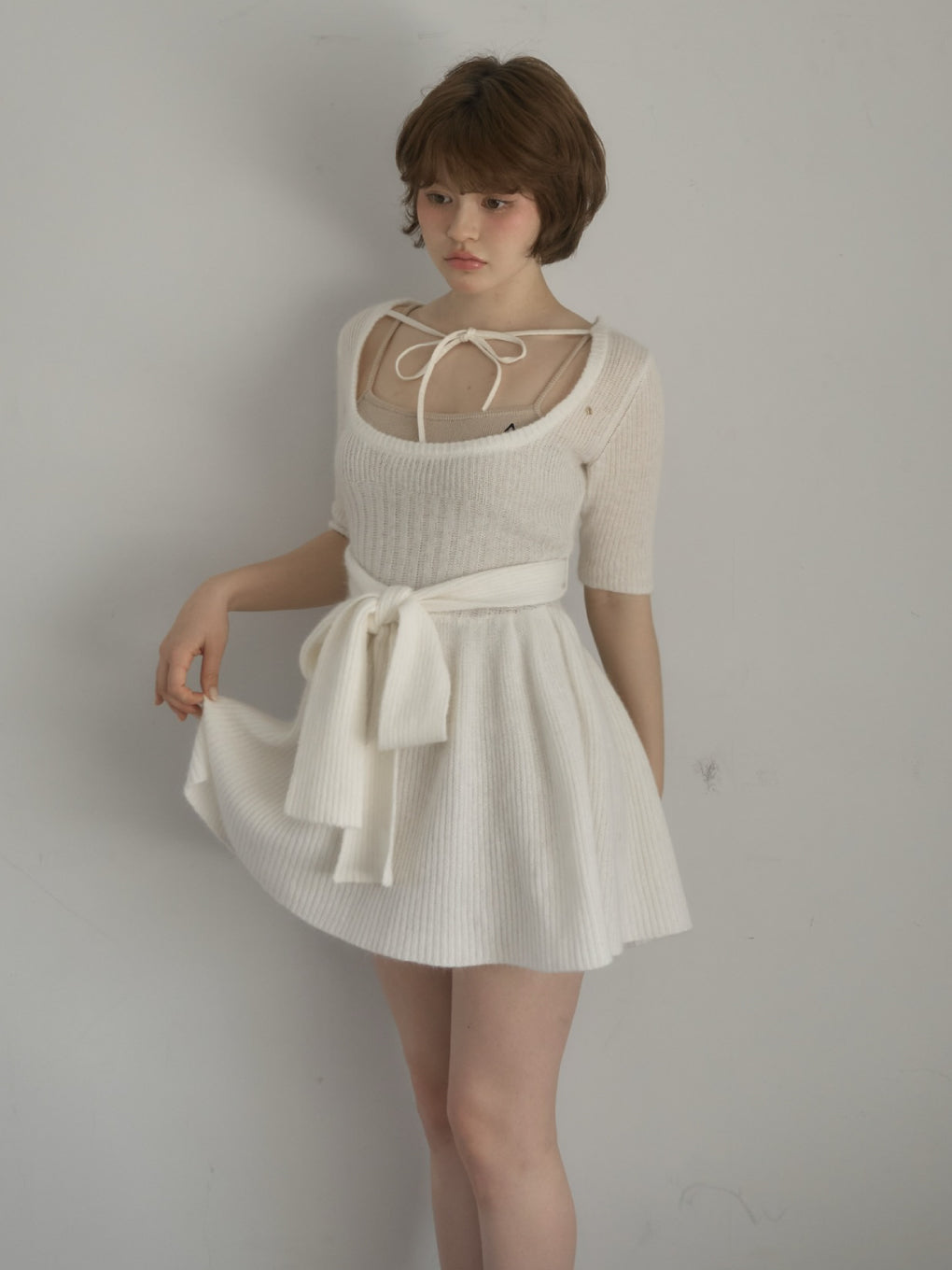 ANDMARY】Amber pants knit set up