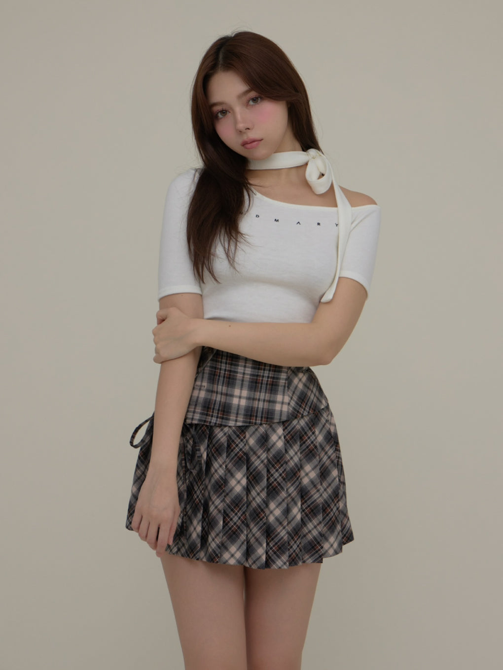 ANDMARY】Jade highwaist mini skirt