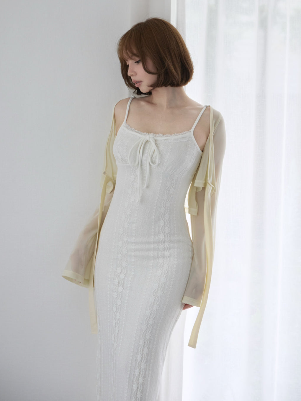 ANDMARY】Aria flower set long dress