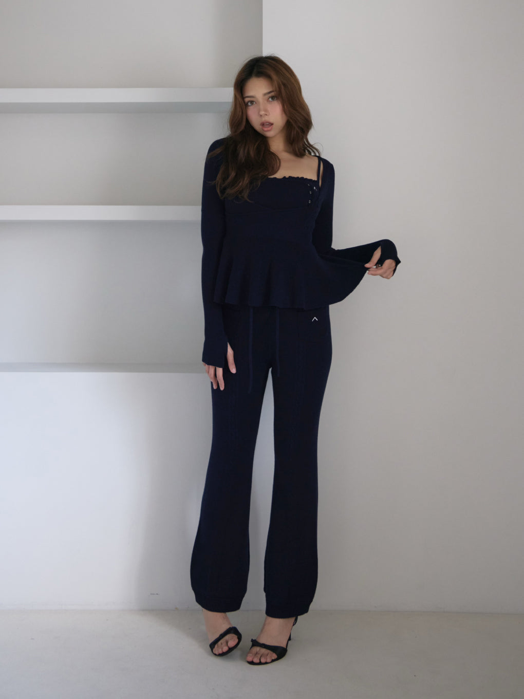 Lona peplum pants set up