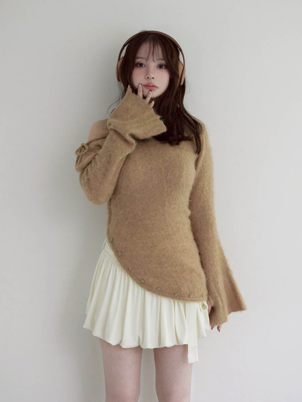 Fluffy loose knit