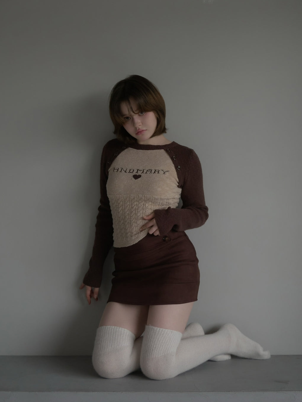 Dot logo raglan tops