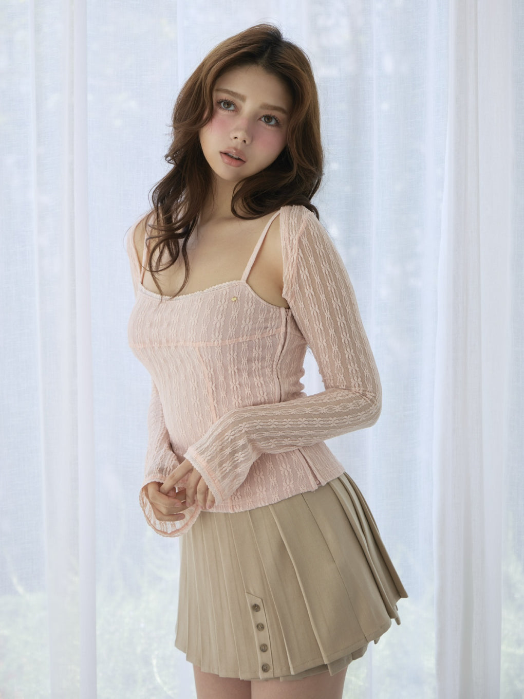 ANDMARY】Bella lace tops set