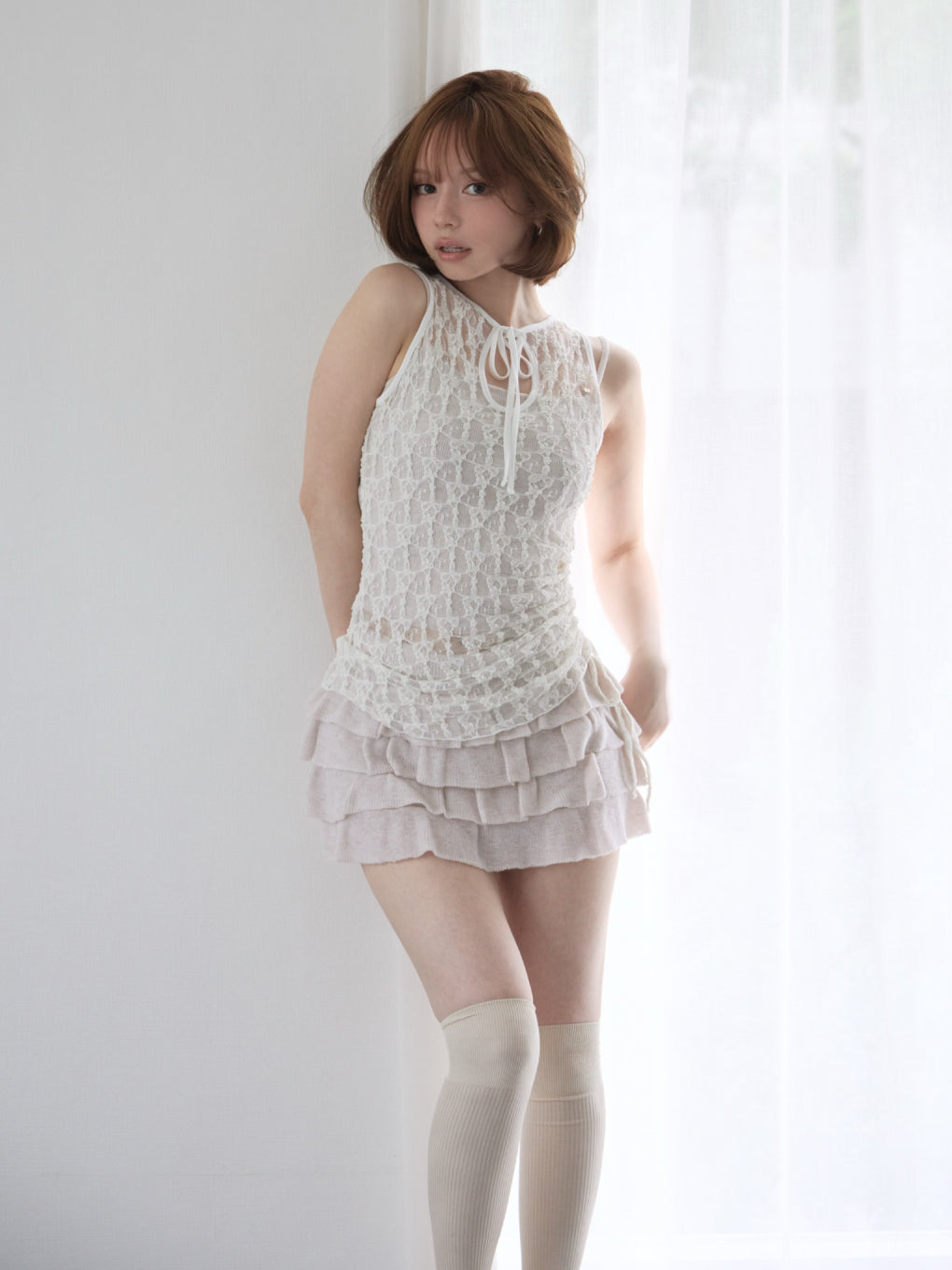 ANDMARY】Sofia lace ribbon set up