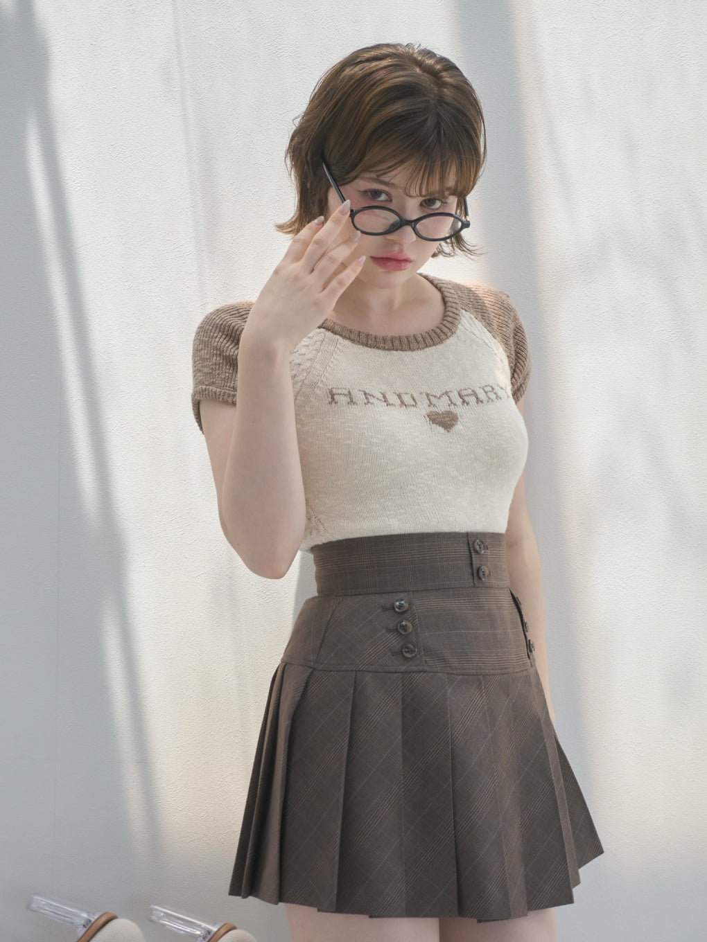 Mary logo raglan tops