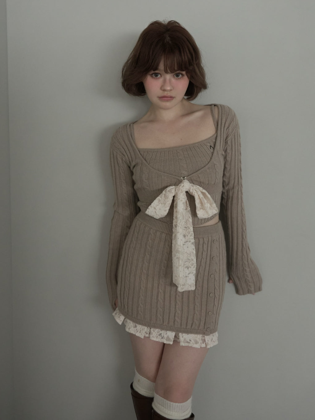 も*も様 andmary ANDMARY】Sasha lace set up