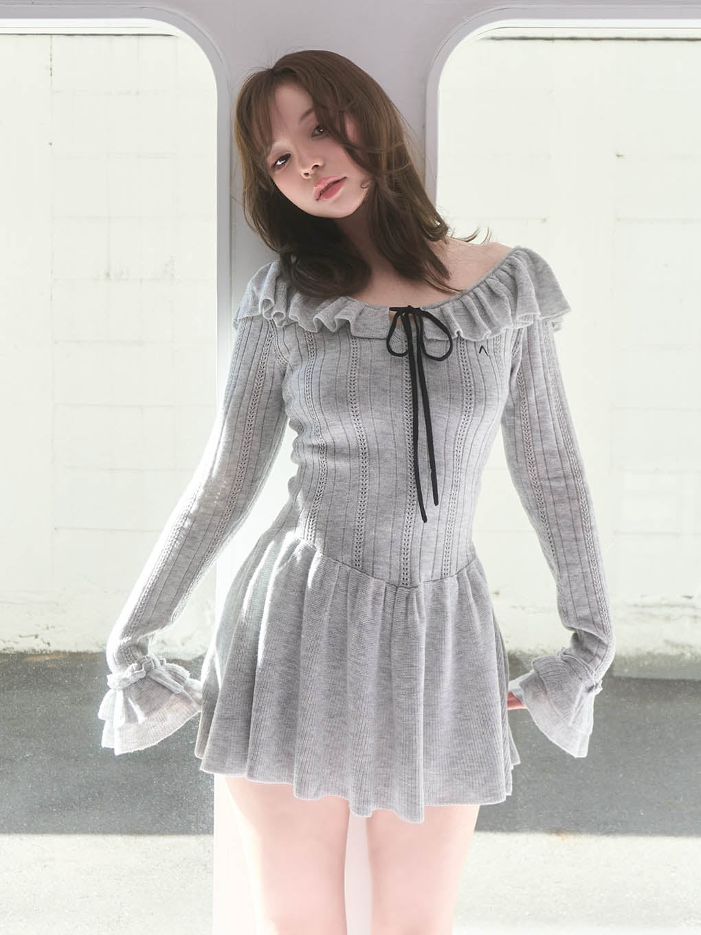 Hana knit mini dress