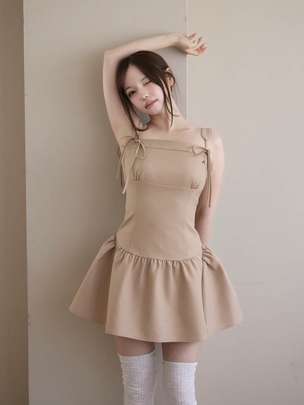 Elsie flare mini dress