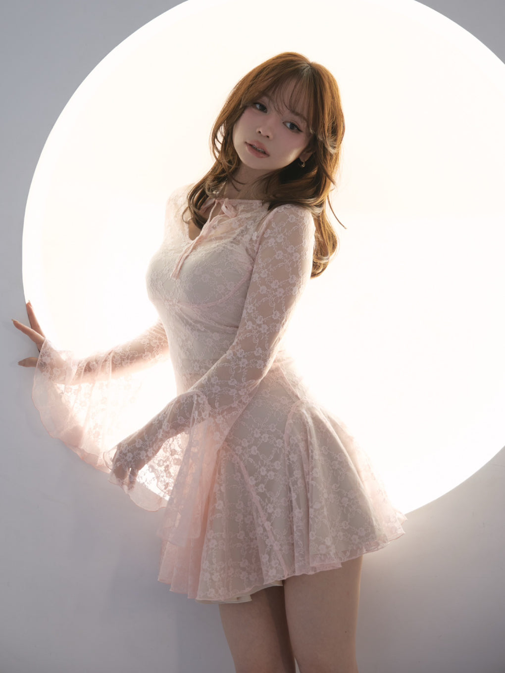 ANDMARY】Cereza lace mini dress