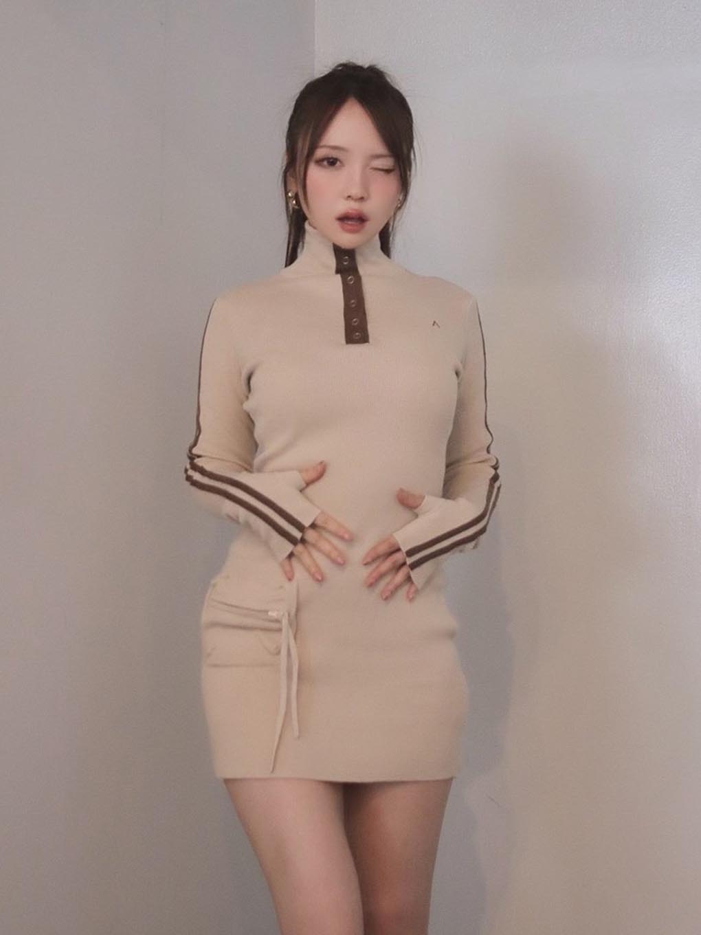 出品迷ってるのでお値下げ不可アンドマリー　zoe pocket mini dress