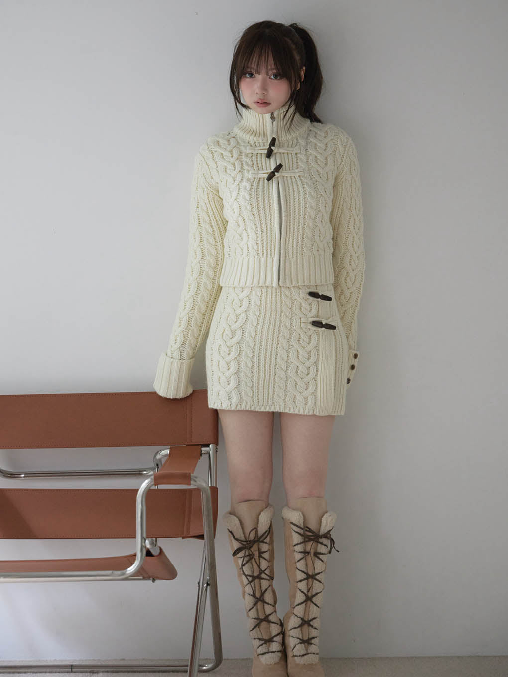 Kelly toggle knit set up