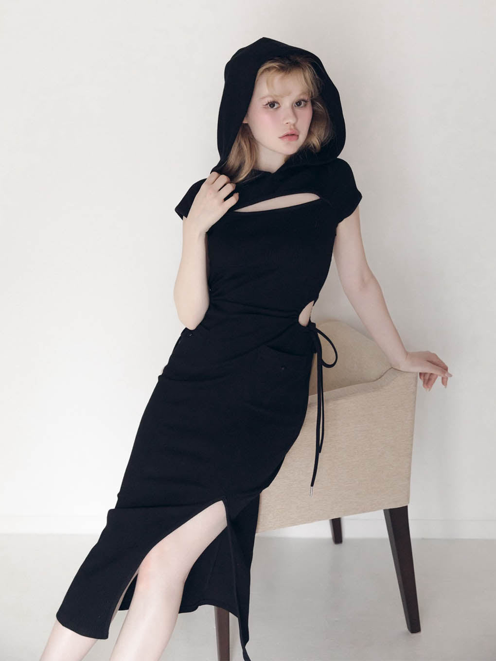 ANDMARY】Effie slit dress