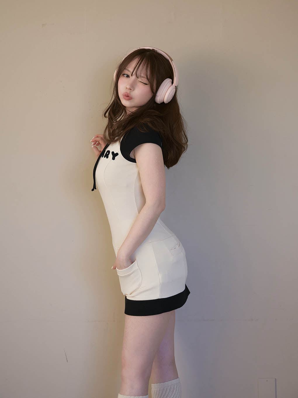 ANDMARY】Mary logo mini dress