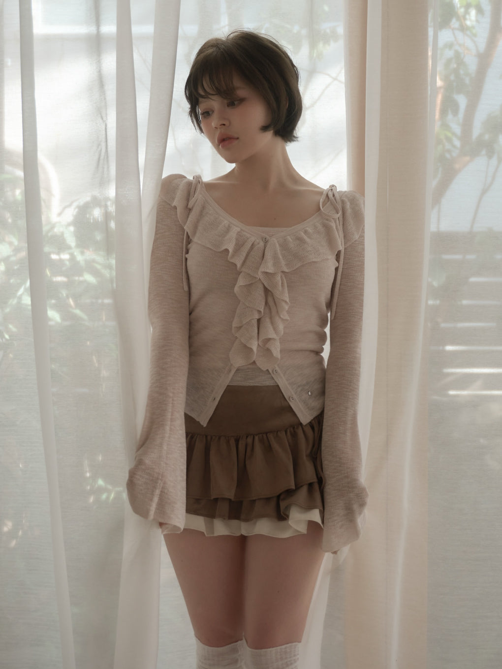 ANDMARY】Fiona ruffle tops