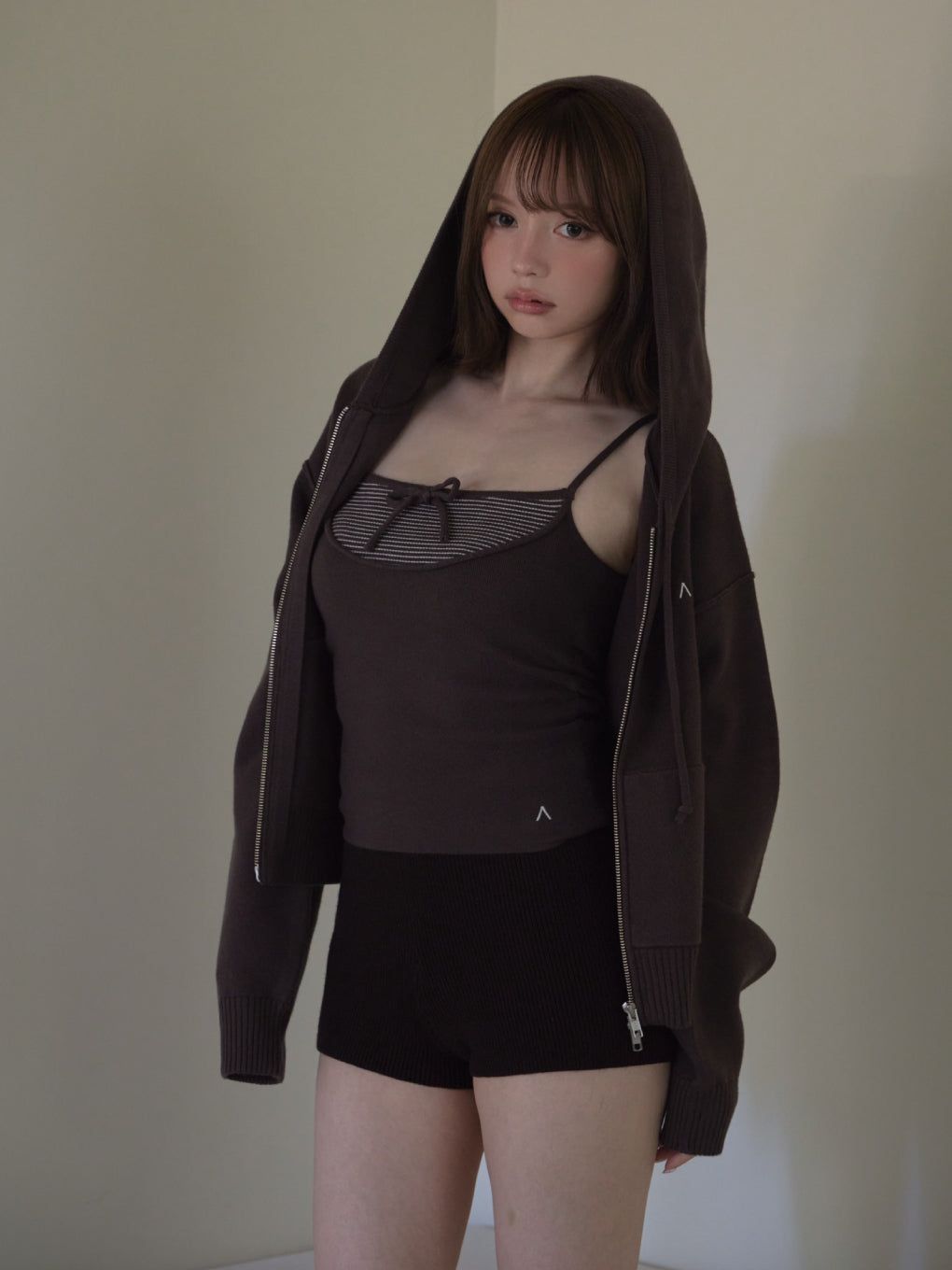 ANDMARY】Jenny hoodie set tops