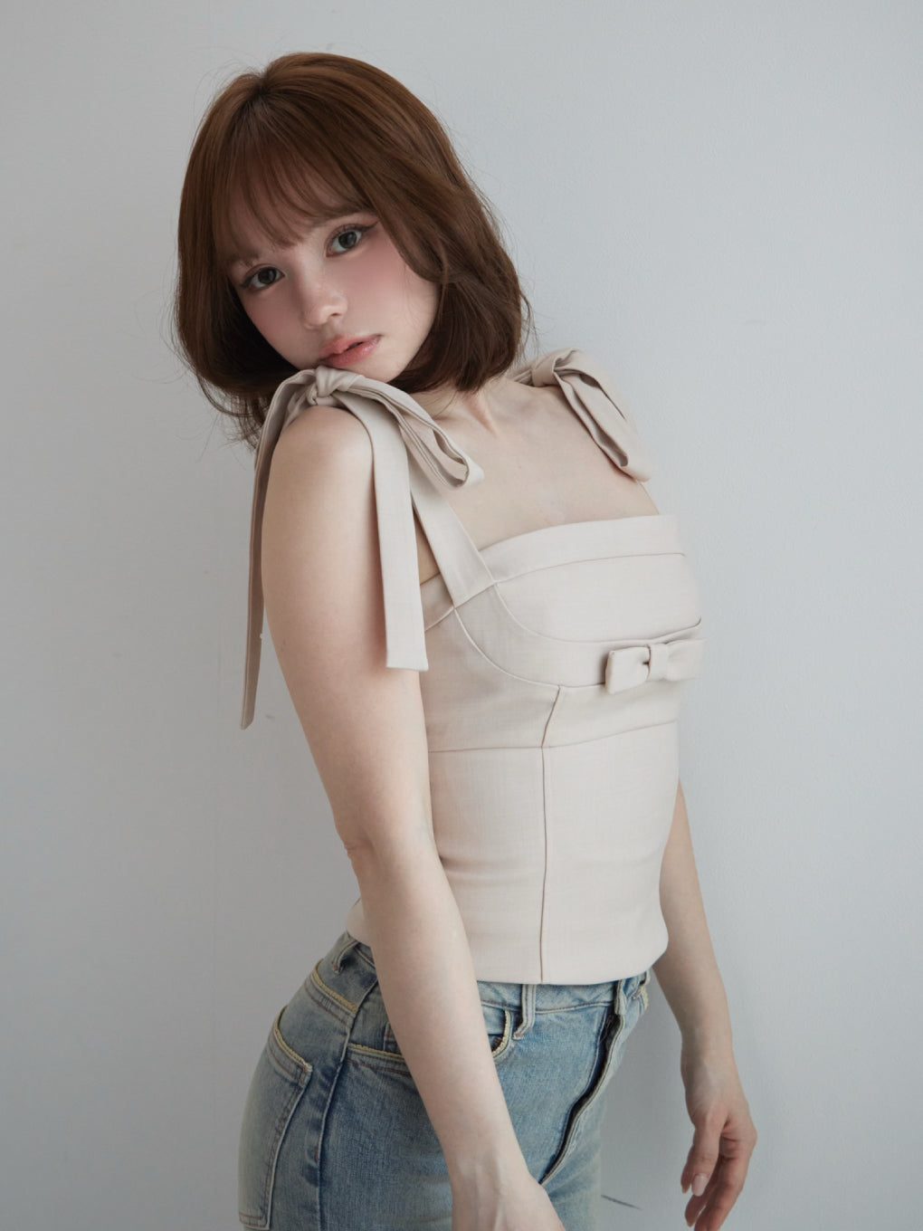 Evelyn ribbon camisole