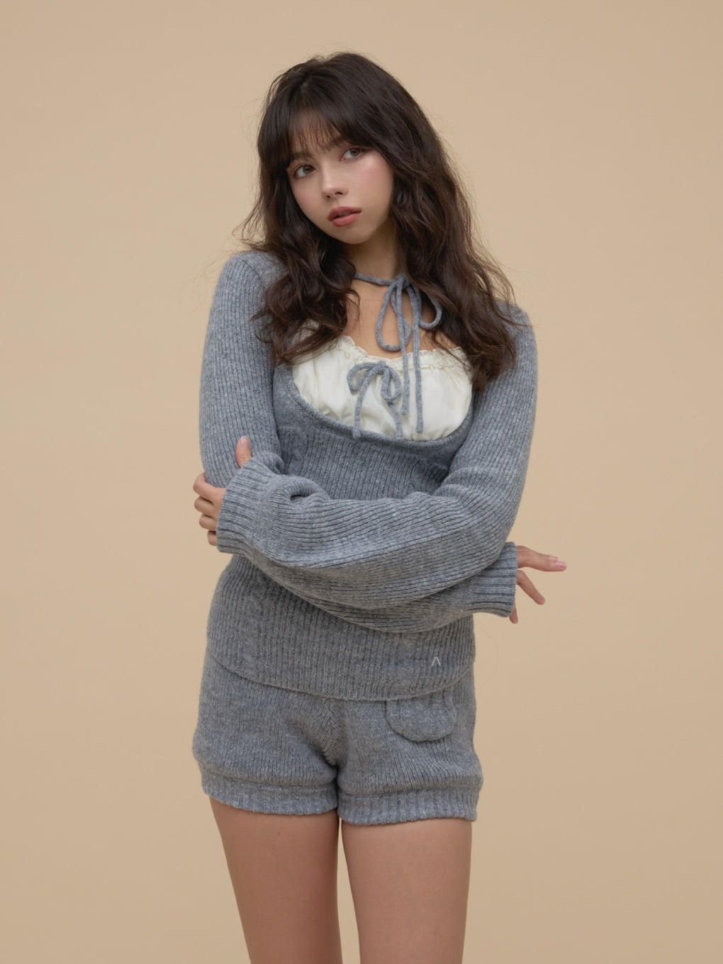 andmary アンドマリー Raven gather set up black ANDMARY】Raven gather set up