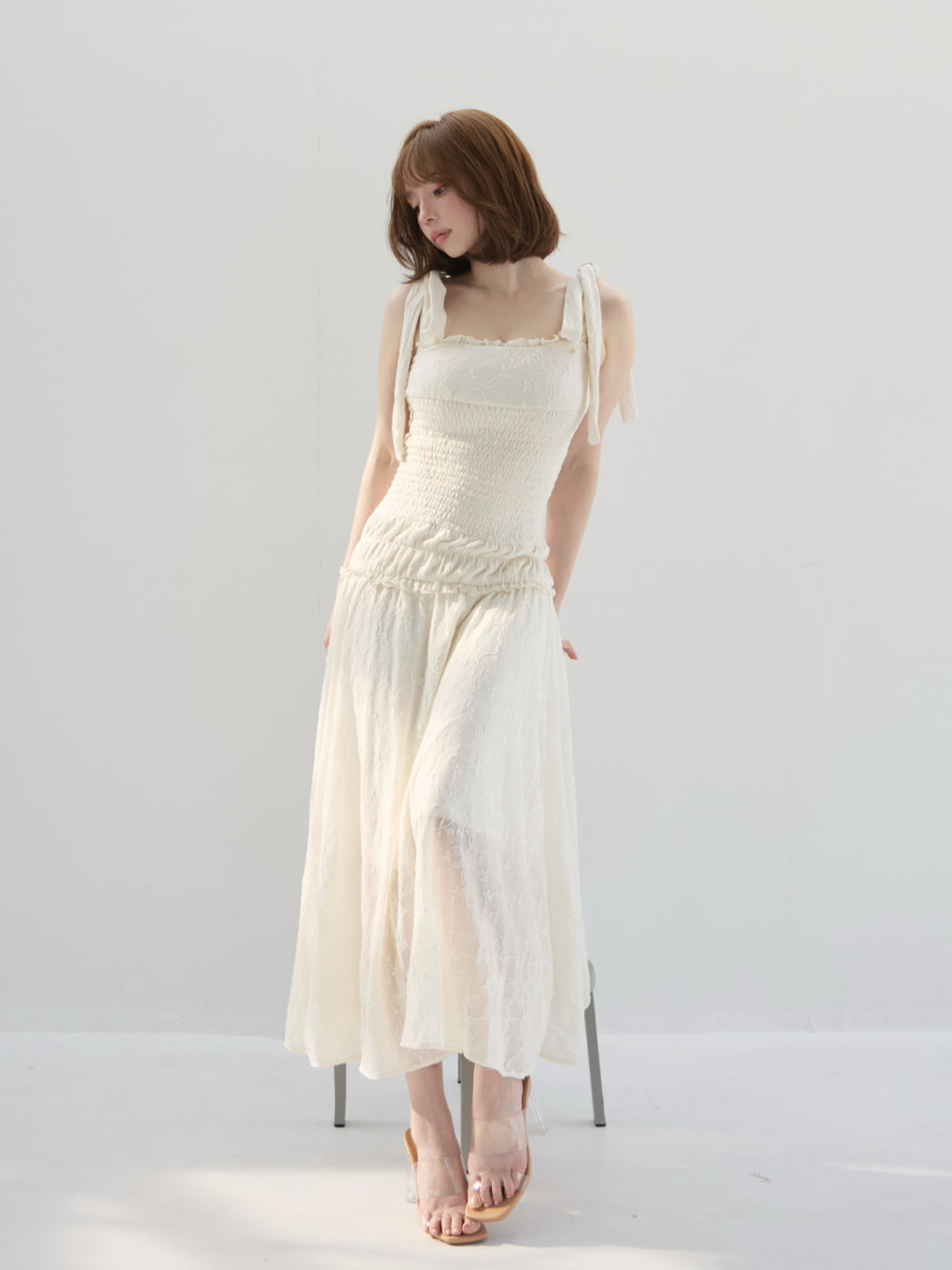 ANDMARY】Ameria lace long dress