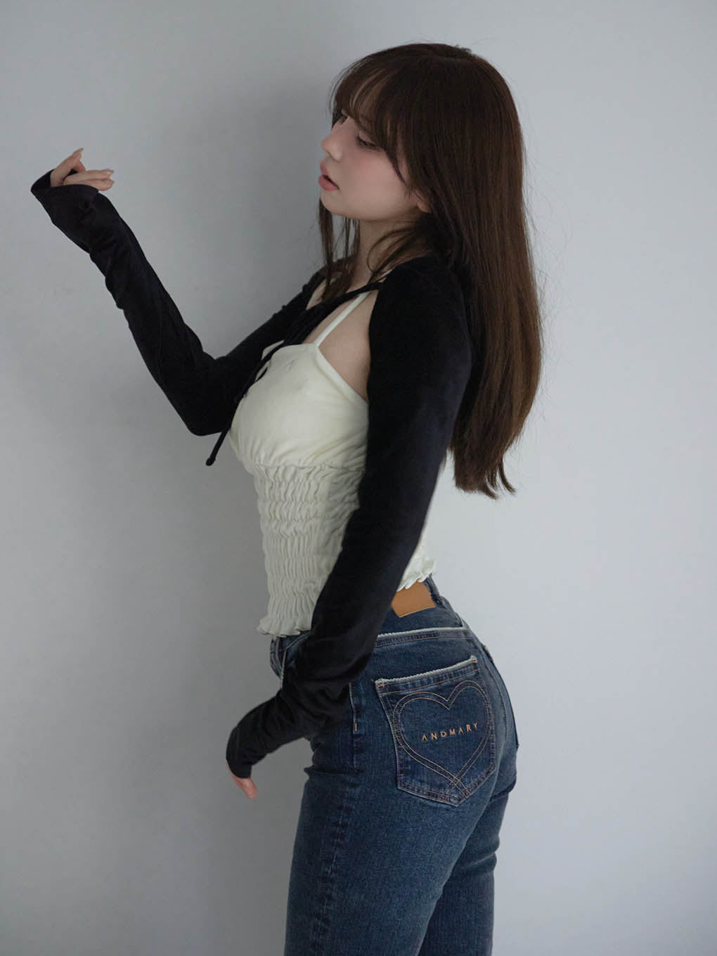 Mei shirring tops