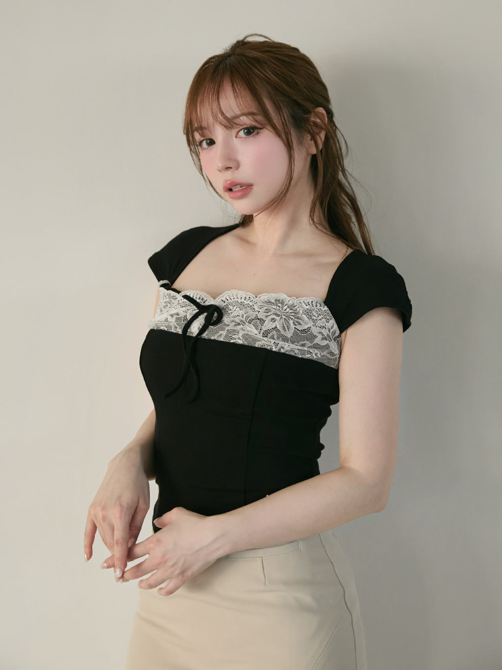 andmary Pamela set up black 新品未使用 ANDMARY】Pamela set up