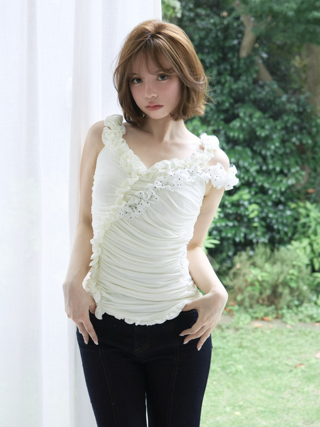Cherie ruffle tops