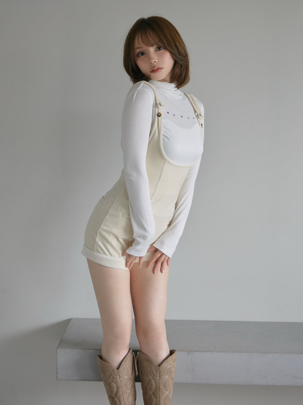 andmary専用 ANDMARY】Noa velour rompers set up