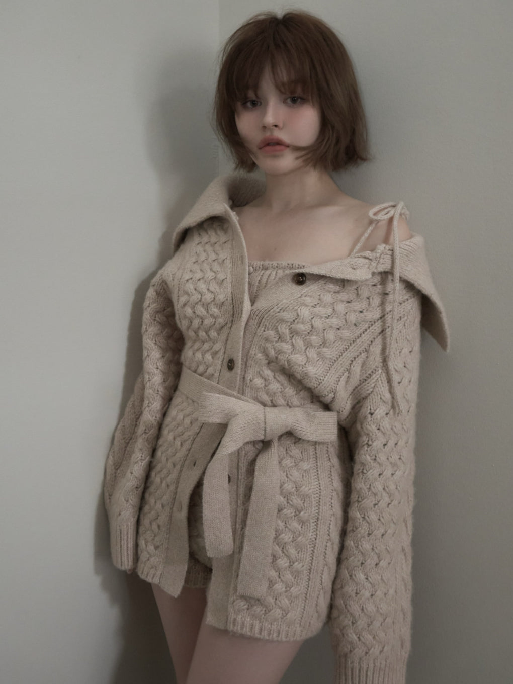 Pam cable knit set up