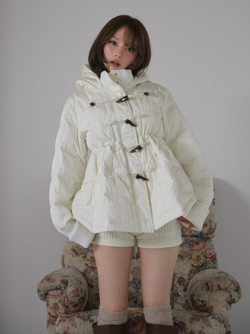 Mary quilting down jacket