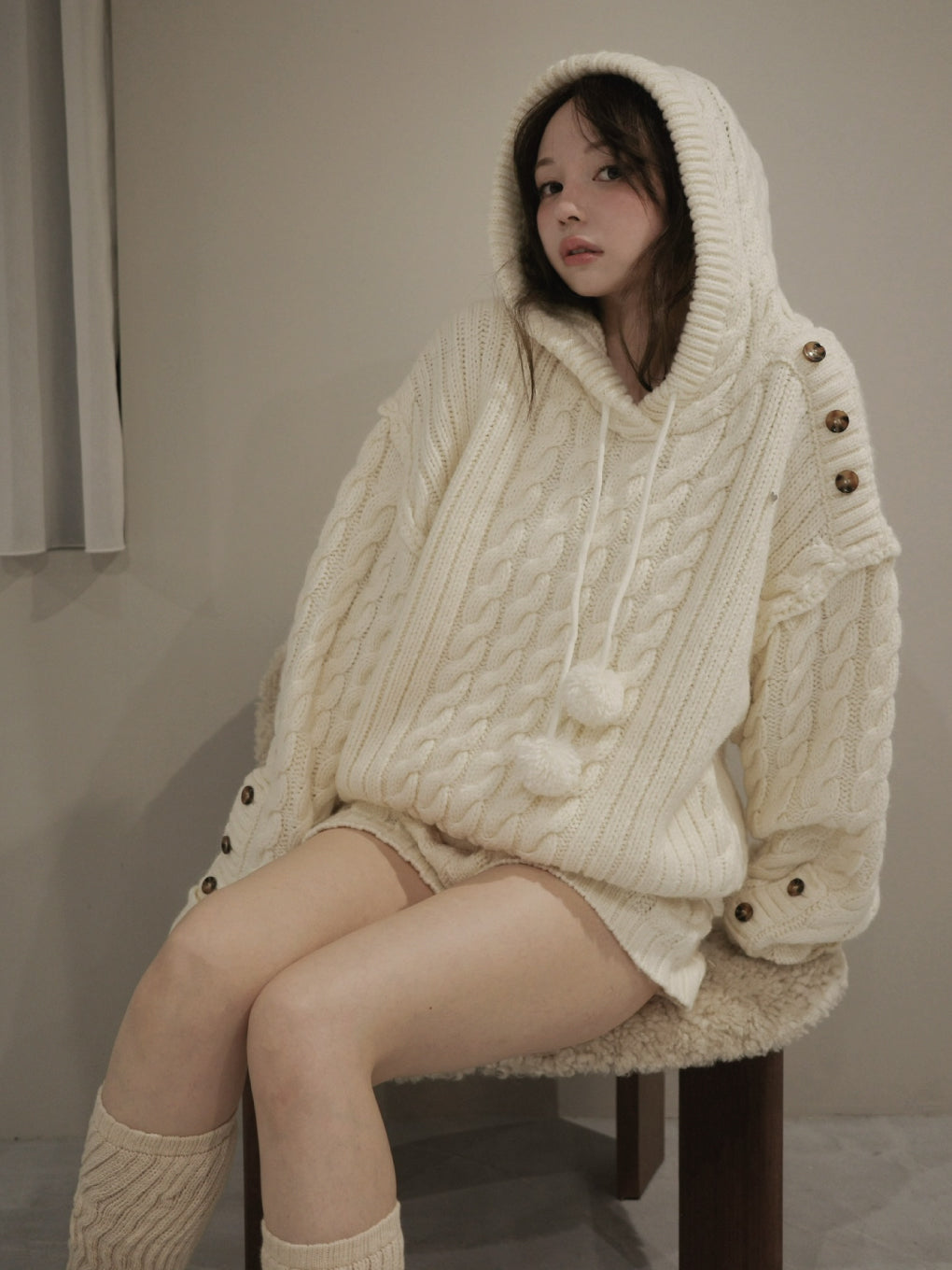Yara cable knit set up