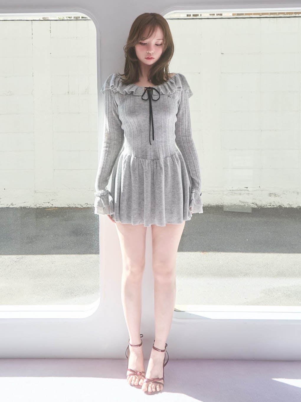 Hana knit mini dress