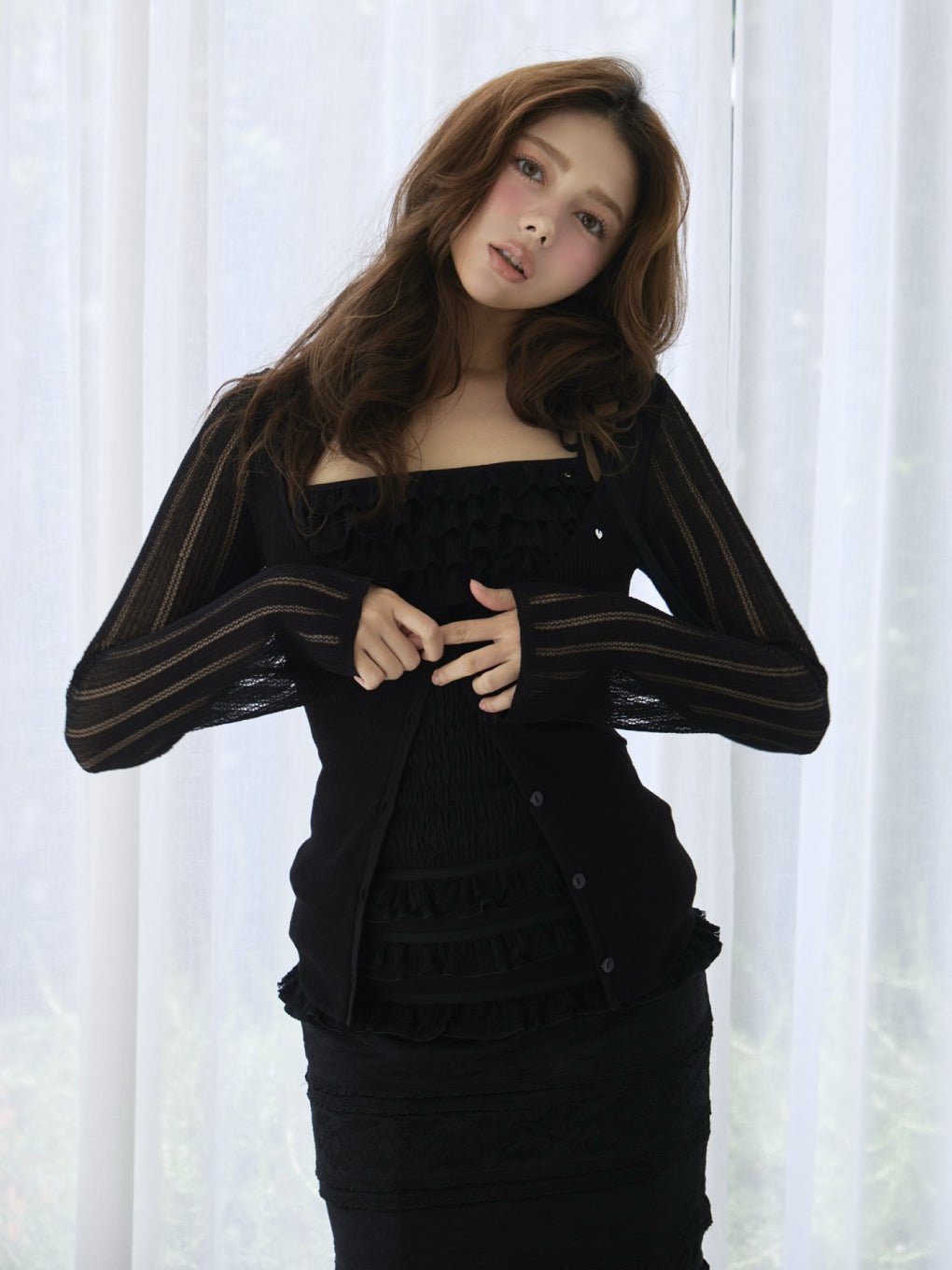 Helen sheer cardigan