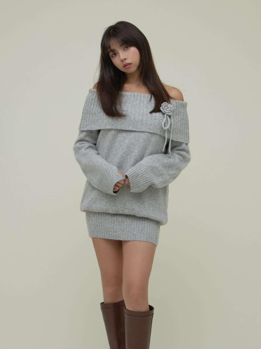 ワンピース andmary Sadie rose mini dress pink ANDMARY】Sadie rose mini dress