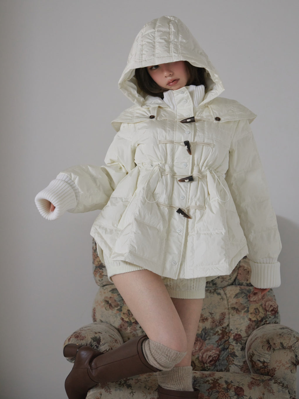 Mary quilting down jacket