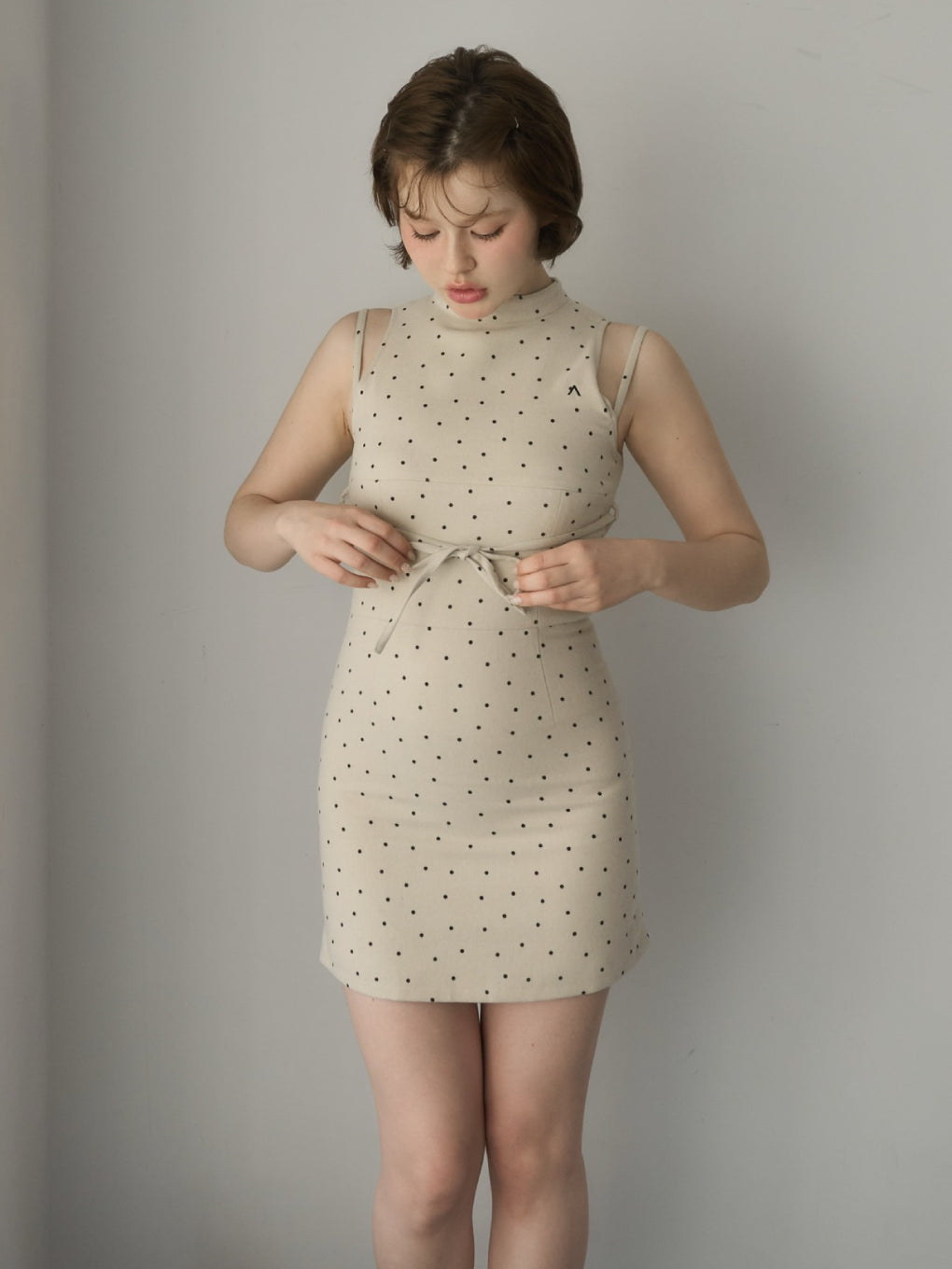 ANDMARY】Aria dot mini dress