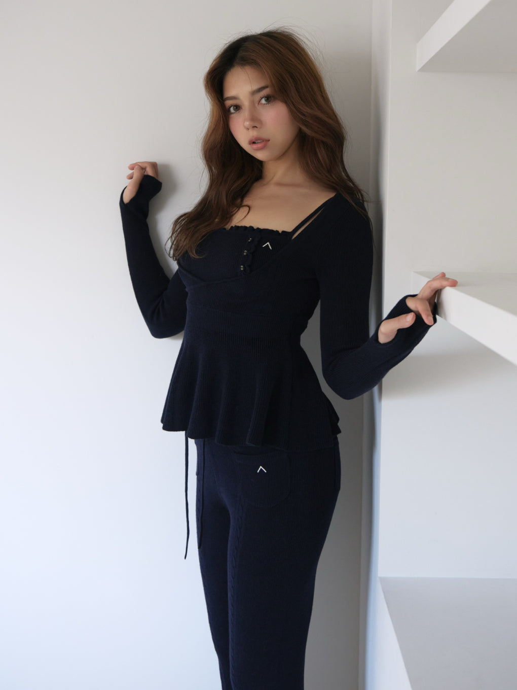Lona peplum pants set up