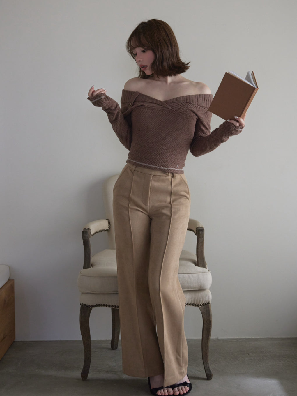Leni cachecoeur knit tops