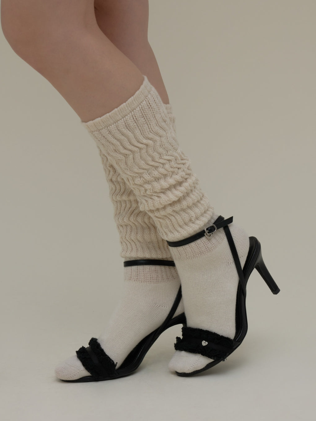 Natalie frill mule high