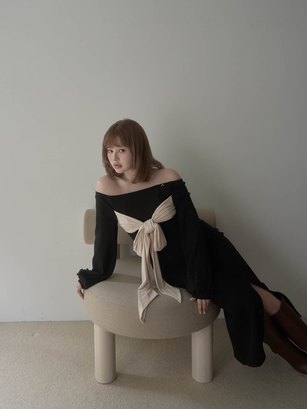 Ella ribbon dress