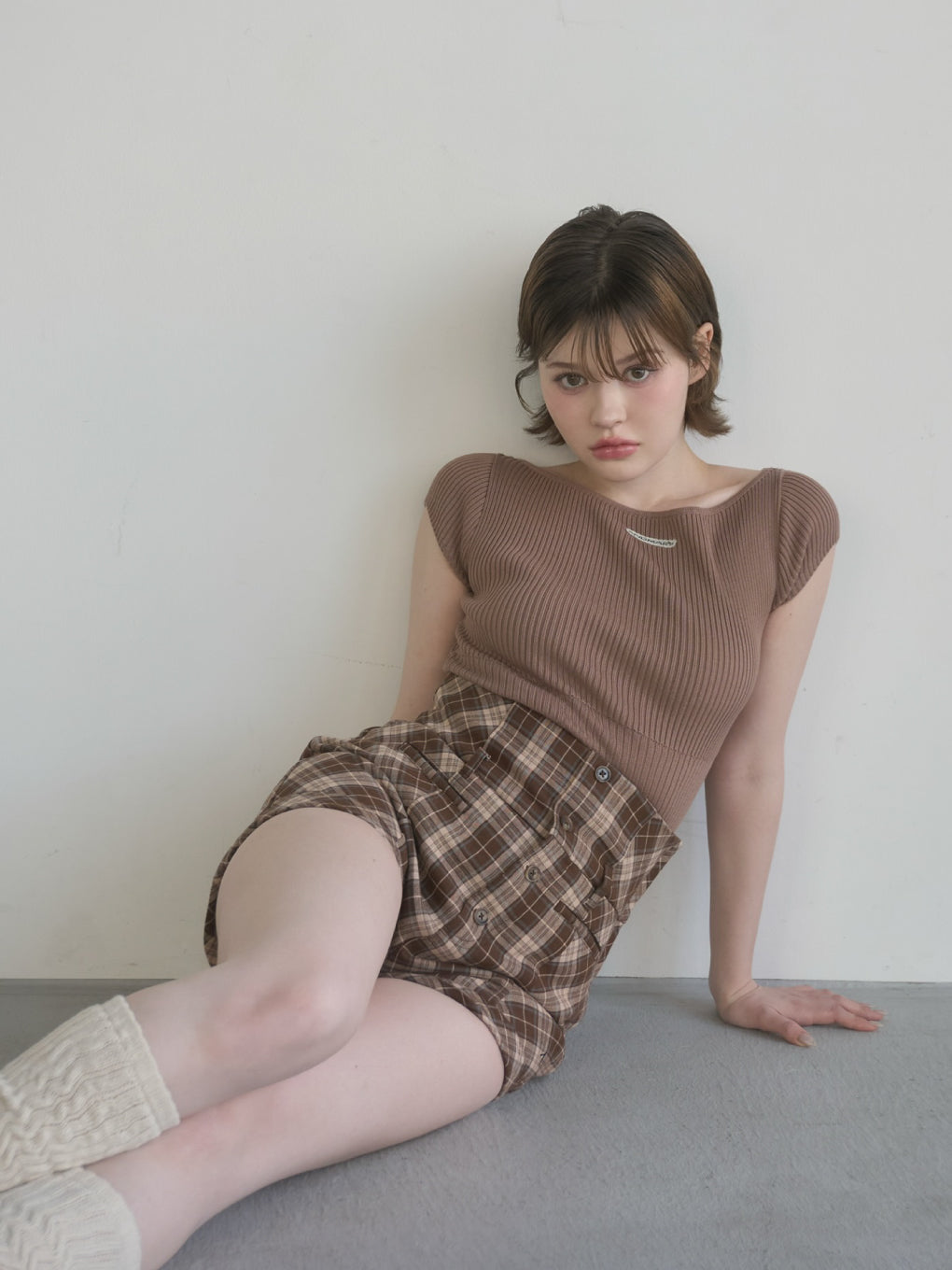 ANDMARY】Turuna silk knit tops