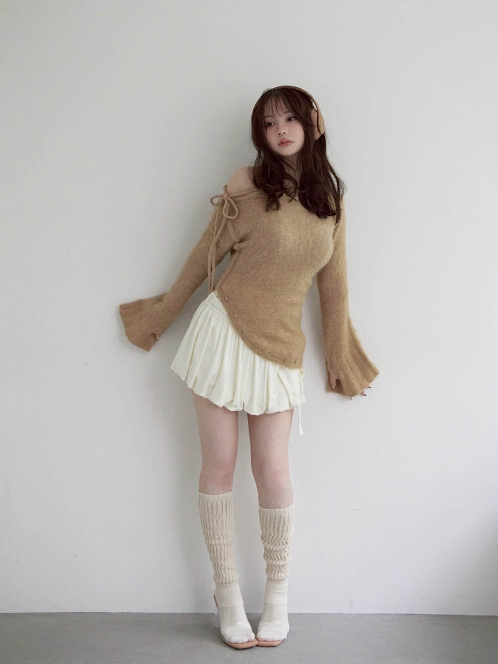 Fluffy loose knit