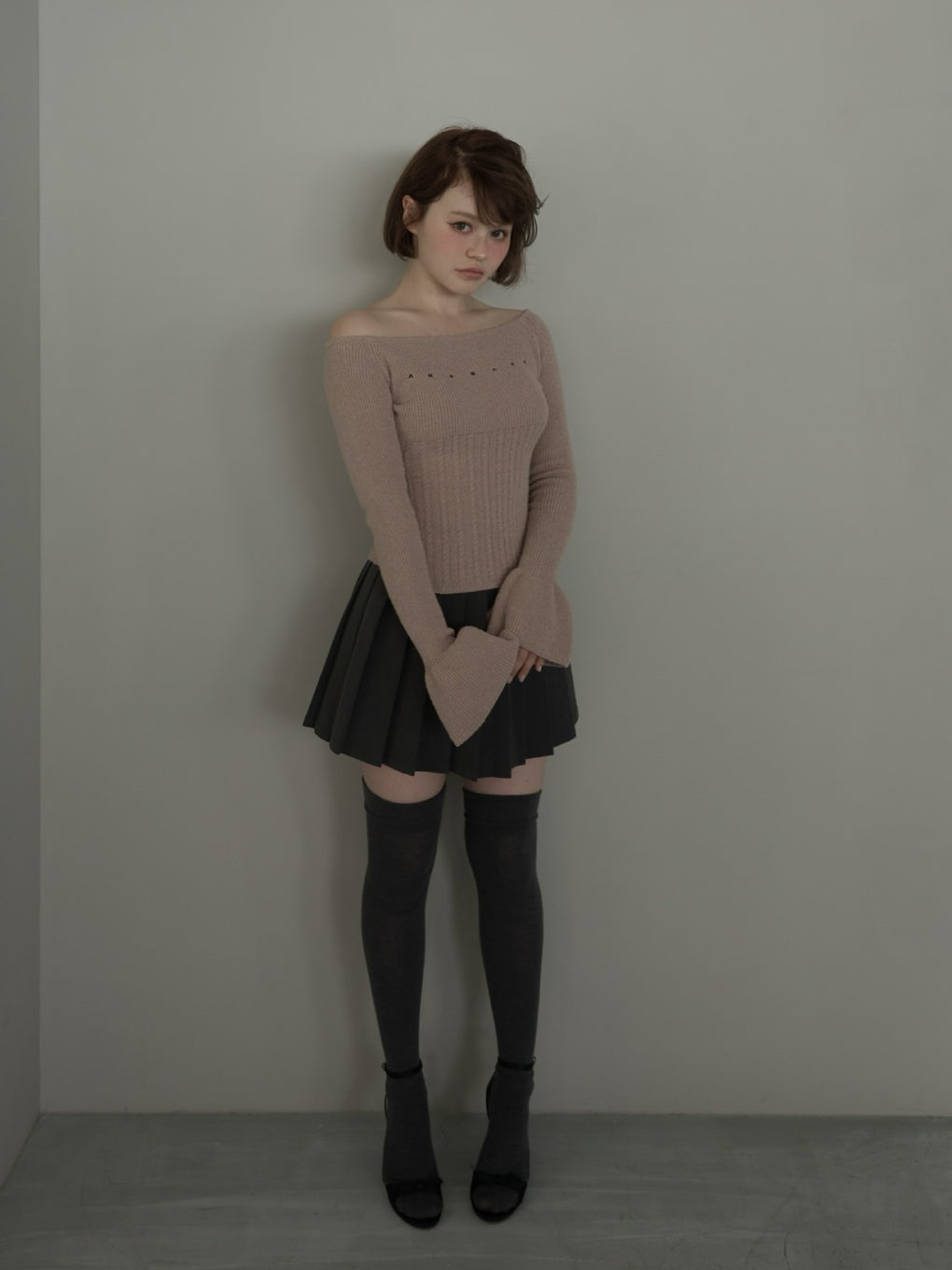 ANDMARY】Flora knit tops