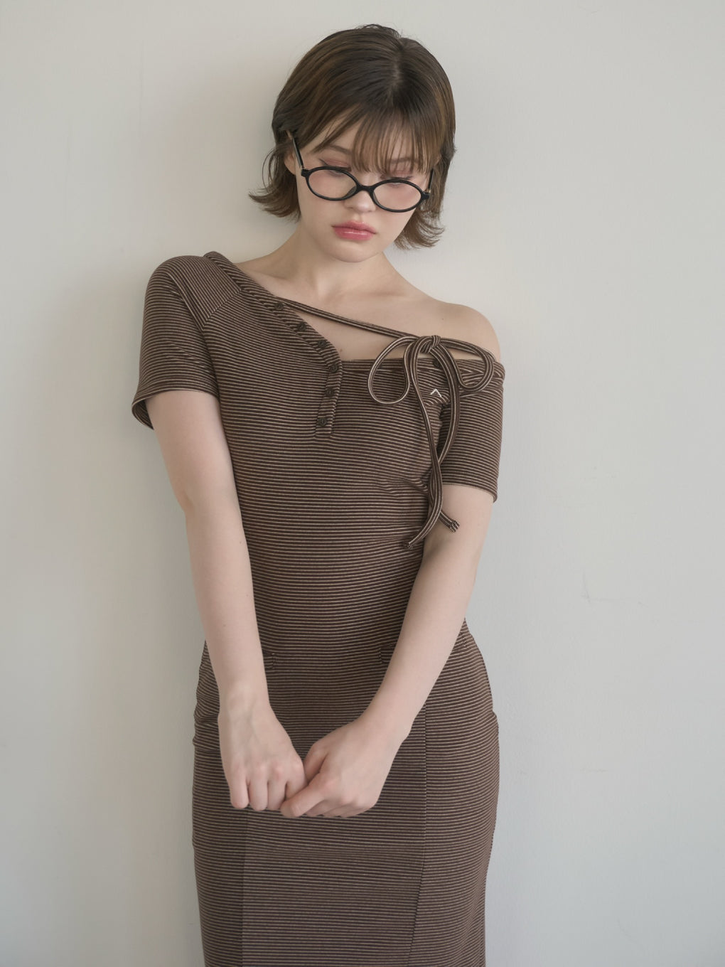 Sunny ribbon long dress